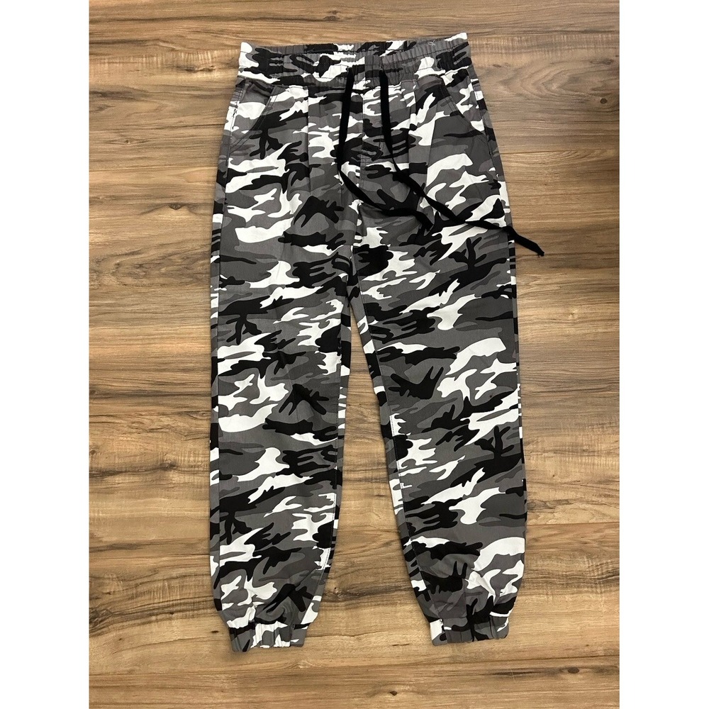 VIP Jeans Jogger Pants Womens Size 7/28 Camouflage‎ Gray
